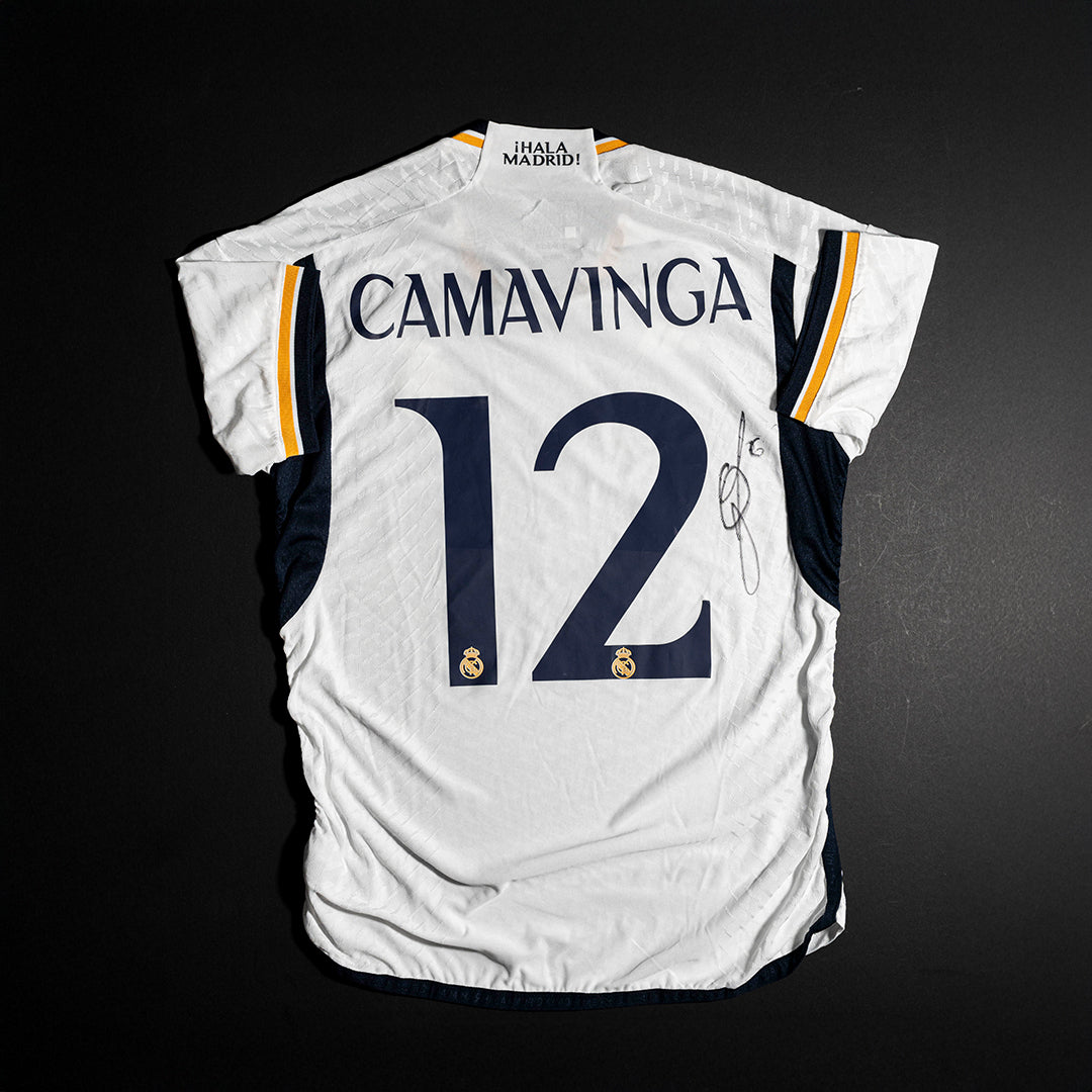 Jersey Firmado de Eduardo Camavinga - Real Madrid